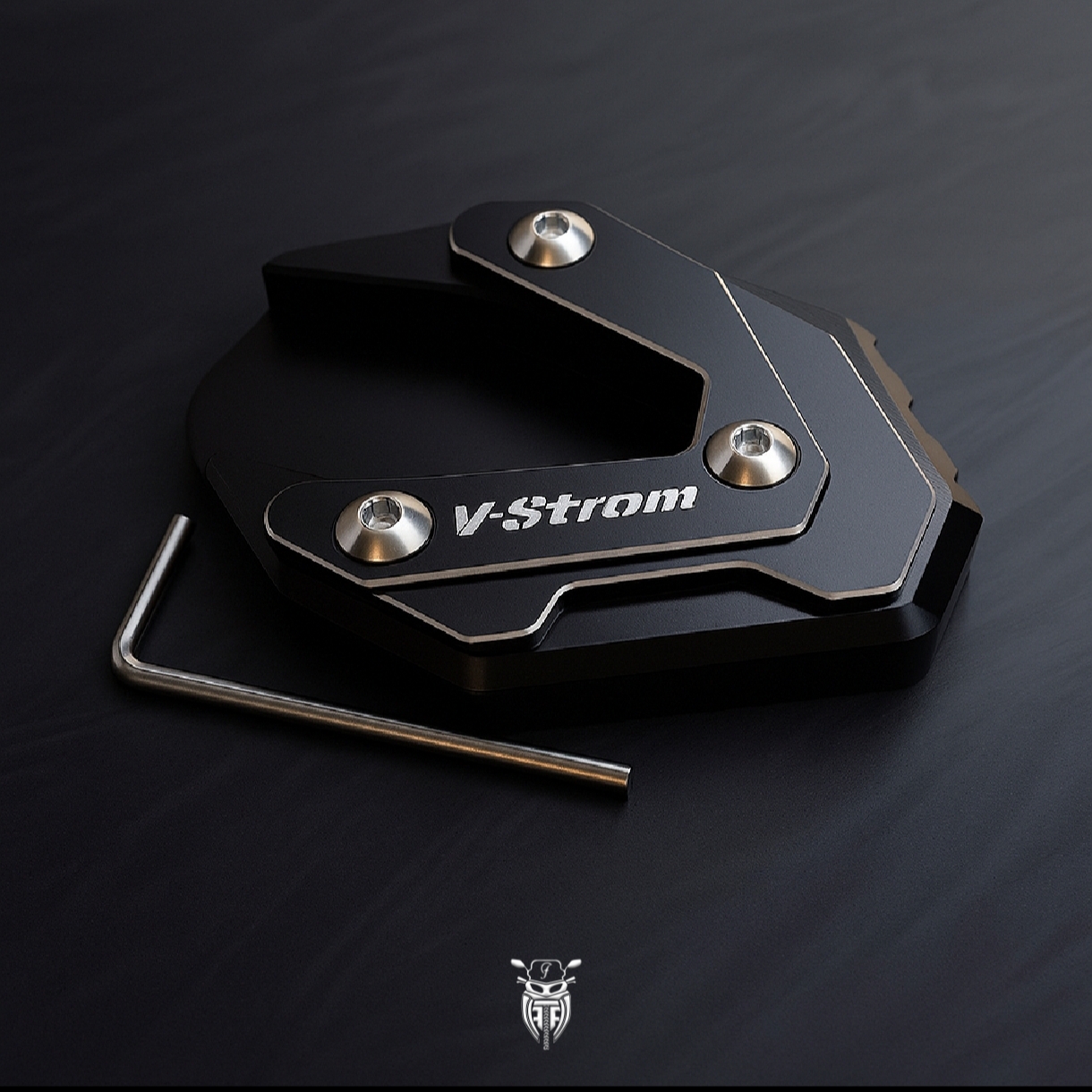 تصویر از کفشک جک الومینیومی V-STROM مشکی