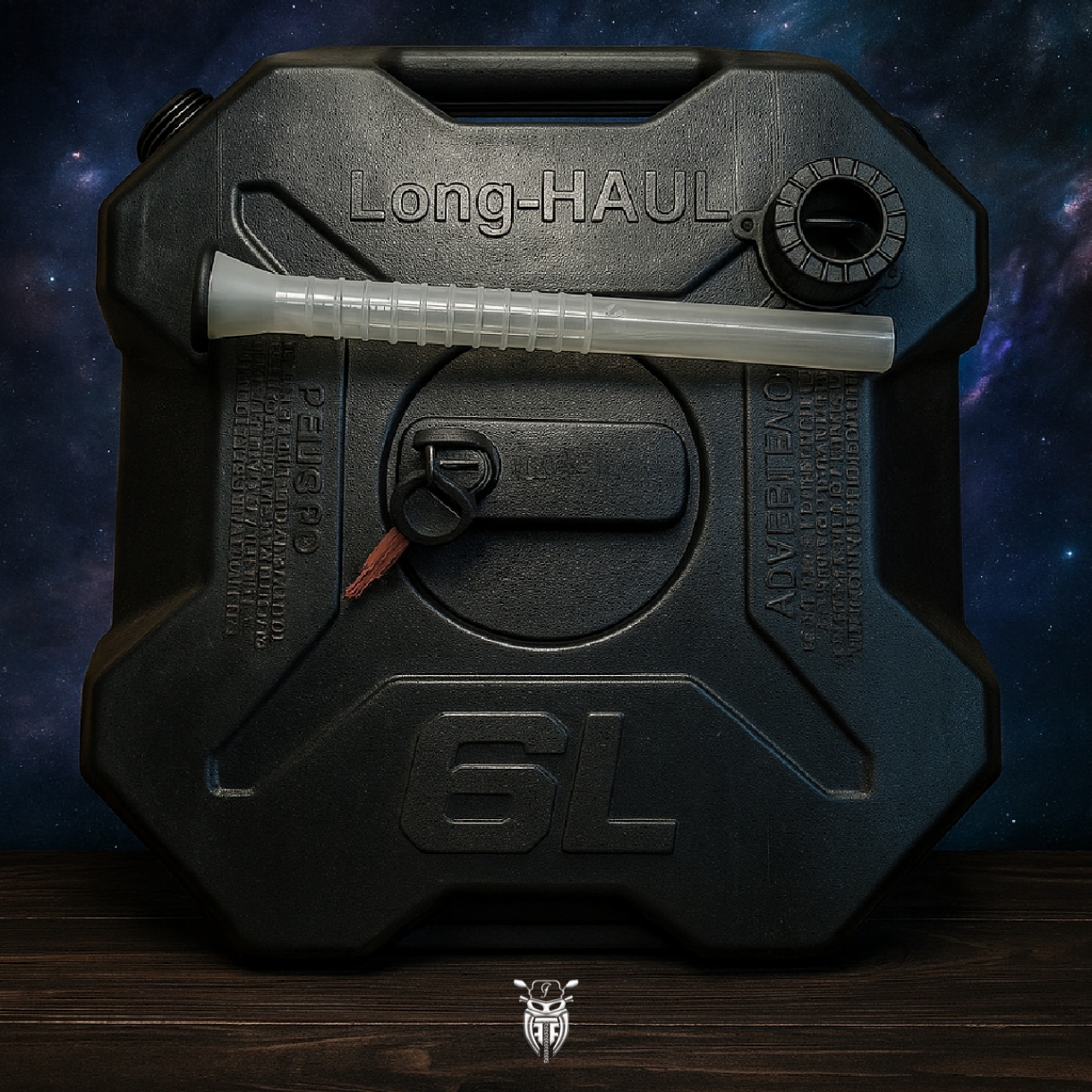 تصویر از گالن 6 لیتر با هولدر - مشکی -تکی