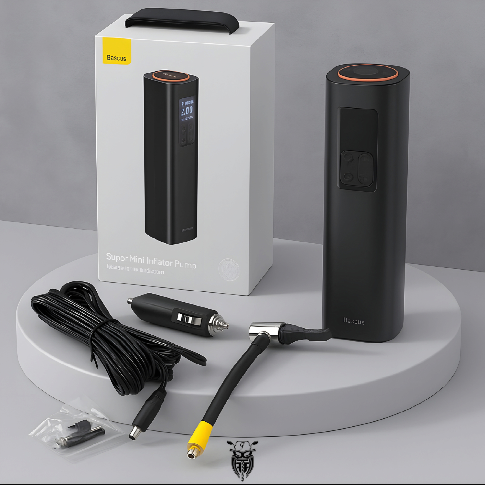 تصویر از پمپ باد باسئوس فندکی