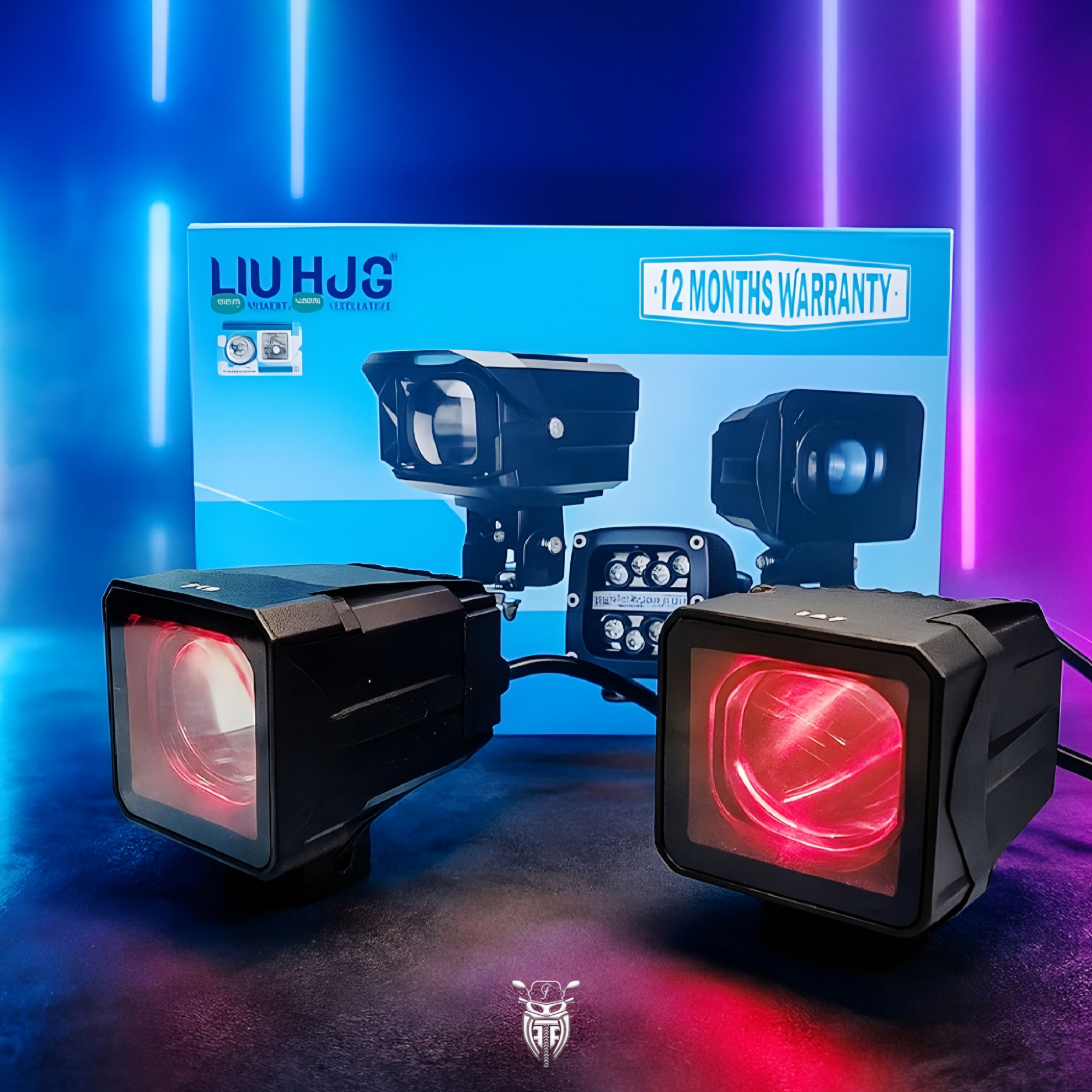 تصویر از پروژکتور تک لنز بدون حفاظ 80 وات