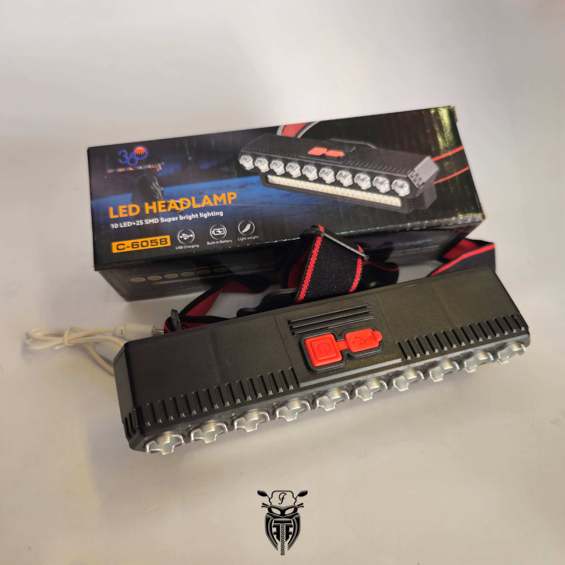 تصویر از هدلایت پیشانی دوردیفه