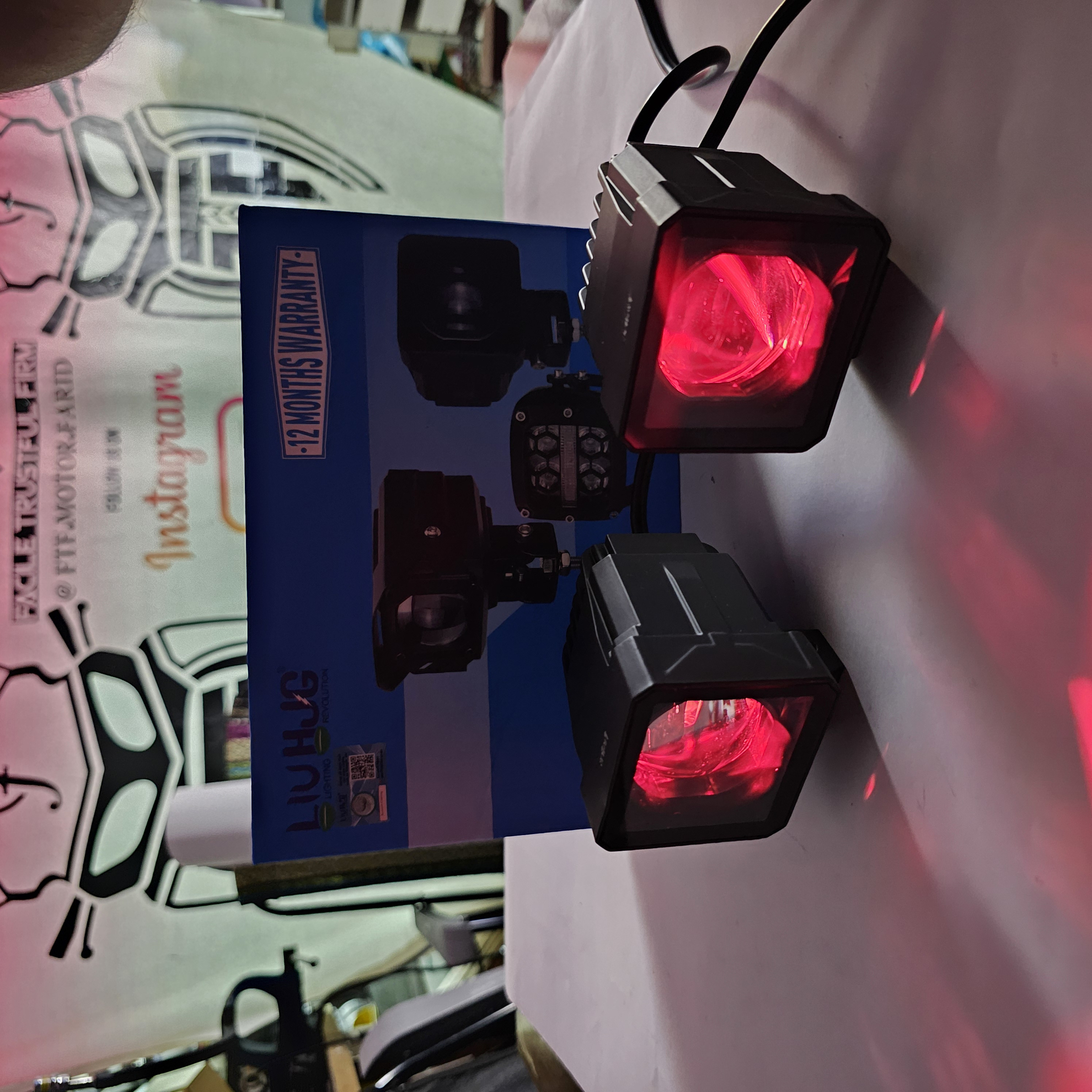 تصویر از پروژکتور تک لنز بدون حفاظ 80 وات