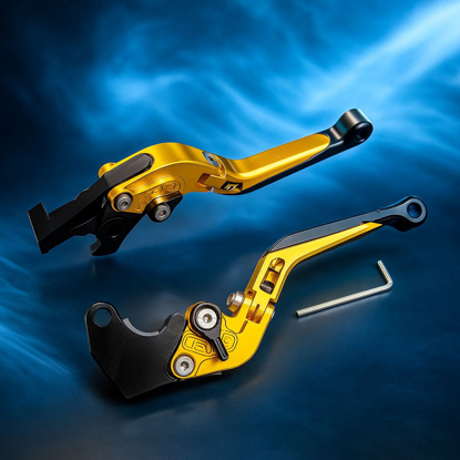 تصویر از کتی کلاچ و ترمز V-STROM زرد