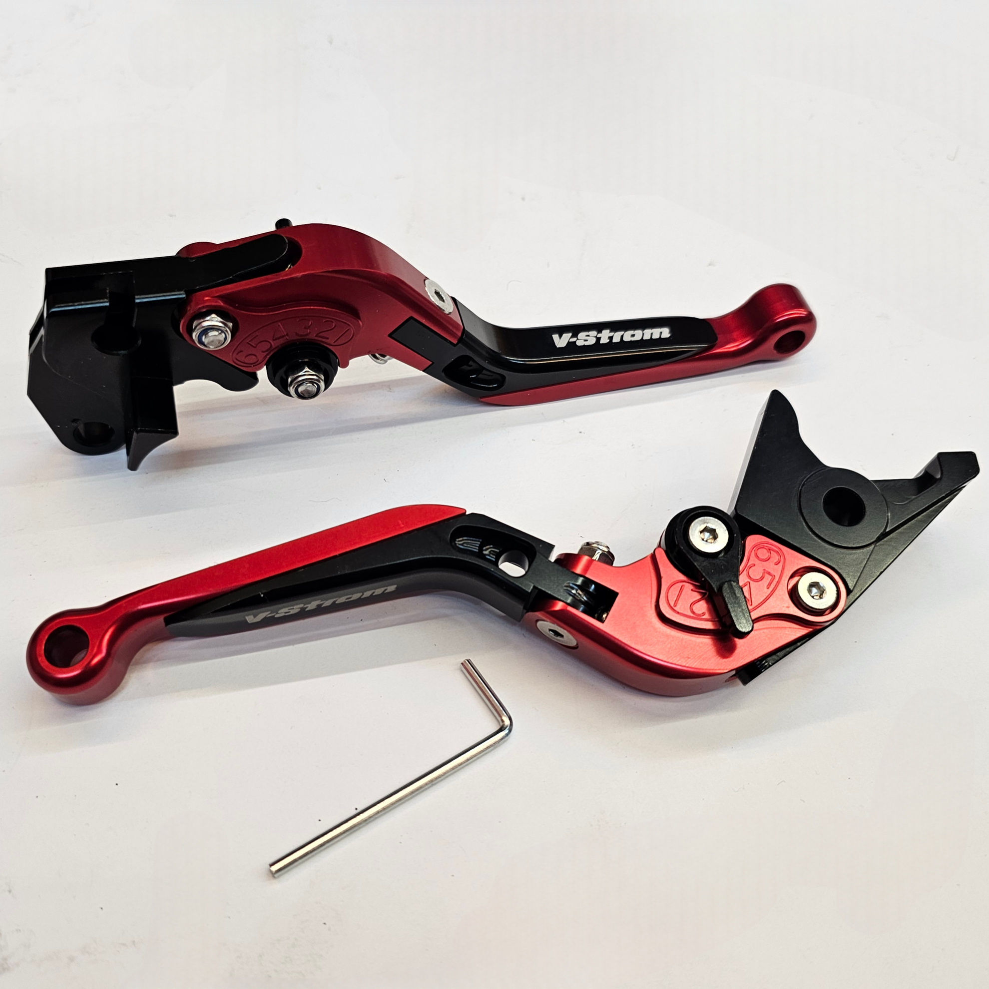 تصویر از کتی کلاچ و ترمز V-STROM قرمز