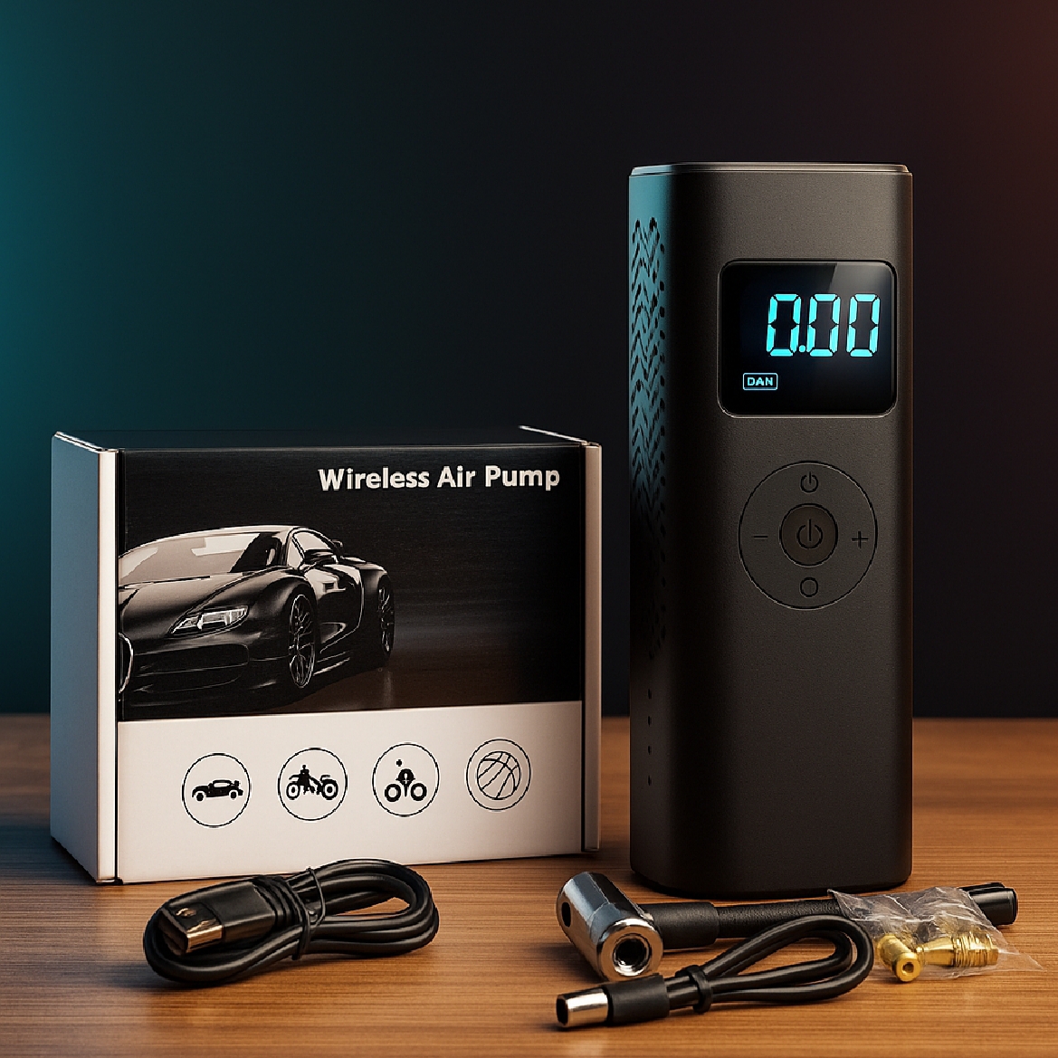 تصویر از پمپ باد شارژی طرح باسئوس