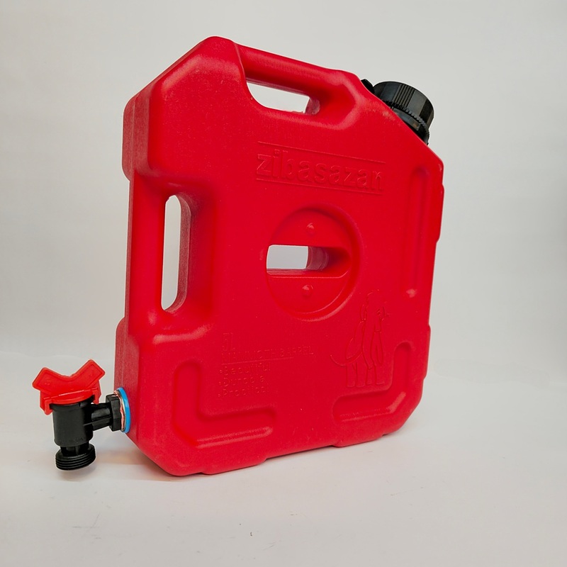 تصویر از گالن زیبا سازان 5 لیتری شیردار قرمز