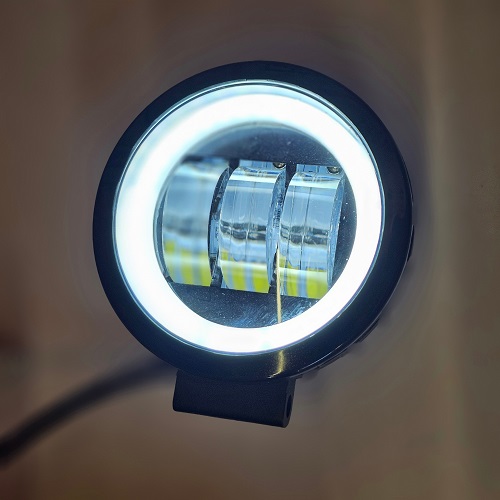 تصویر از پروژکتور گرد نئون سفید